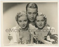 1j1591 YOURS FOR THE ASKING 8x10 still 1936 portrait of George Raft, Dolores Costello & Ida Lupino!
