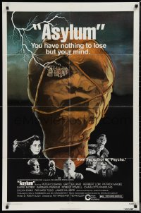 1j1816 ASYLUM 1sh 1972 Peter Cushing, Britt Ekland, Robert Bloch, horror!
