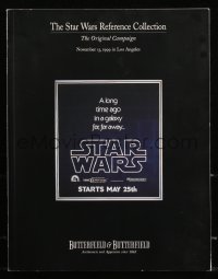 1j0121 BUTTERFIELD & BUTTERFIELD THE STAR WARS REFERENCE COLLECTION 11/15/99 auction catalog 1999