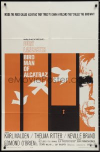 1j1838 BIRDMAN OF ALCATRAZ 1sh 1962 Burt Lancaster in John Frankenheimer's prison classic!