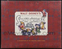 1j0246 SNOW WHITE & THE SEVEN DWARFS 11x14 commercial prints 1990s deluxe repros of lobby cards!