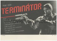 1j0281 TERMINATOR Czech 8x12 1990 different image of classic cyborg Arnold Schwarzenegger!