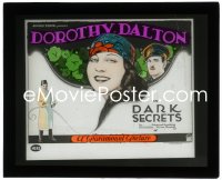 1j0625 DARK SECRETS glass slide 1923 Dorothy Dalton's paralysis is cured by Egyptian doctor!