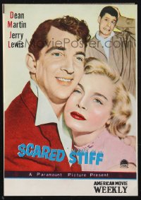 1j0604 SCARED STIFF Japanese program 1954 Dean Martin, Jerry Lewis, Lizabeth Scott, different & rare!