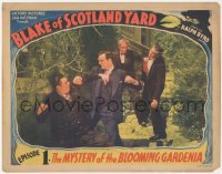 1j0962 BLAKE OF SCOTLAND YARD chapter 1 LC 1937 Ralph Byrd, The Mystery of the Blooming Gardenia!