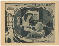 1j0976 BRIDE'S PLAY LC 1922 pretty Irish noble Marion Davies takes away old man's pipe, ultra rare!