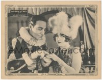 1j0985 CHILDREN OF JAZZ LC 1923 c/u of Ricardo Cortez in costume flirting with Eileen Percy, rare!