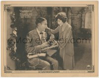 1j0987 CLARENCE LC 1922 flapper May McAvoy asks Wallace Reid if he can play jazz on sax, very rare!
