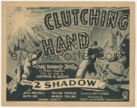 1j0876 CLUTCHING HAND chapter 2 TC 1936 sci-fi serial, Jack Mulhall, Farnum, Ruth Mix, Shadow!