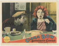 1j0993 DANGEROUS CURVES LC 1929 Richard Arlen is amazed at how much Clara Bow can eat, ultra rare!