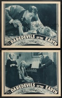 1j1392 DAREDEVILS OF THE EARTH 2 LCs 1933 19 year-old Ida Lupino top-billed in her first credited role!