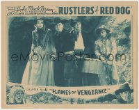 1j1149 RUSTLERS OF RED DOG chapter 6 LC 1935 Johnny Mack Brown, Compton, Miller, Flames of Vengeance