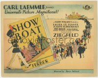 1j0921 SHOW BOAT TC 1929 Edna Ferber, Hammerstein & Kern, colorful A.M. Froelich art, ultra rare!