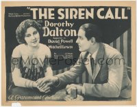 1j0923 SIREN CALL TC 1922 pretty Dorothy Dalton is a dance hall girl with fur trader boyfriends!