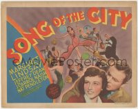 1j0925 SONG OF THE CITY TC 1937 Margaret Lindsay, Dean Jagger, great nightclub band & dancers art!