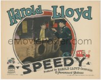 1j1175 SPEEDY LC 1928 taxi driver Harold Lloyd getting a speeding ticket in New York, ultra rare!