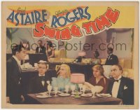 1j1186 SWING TIME LC 1936 Ginger Rogers, Fred Astaire, Moore & Broderick stare at George Metaxa!