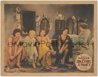 1j1189 TEN CENTS A DANCE LC 1931 great image of Barbara Stanwyck & taxi dancers w/sore feet, rare!