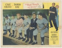 1j1193 THAT TOUCH OF MINK LC #6 1962 Cary Grant & Doris Day in dugout w/Mantle, Maris & Berra!