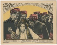 1j1216 WAGES OF VIRTUE LC 1924 close up of Gloria Swanson surrounded by Legionnaires, ultra rare!