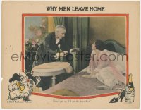1j1224 WHY MEN LEAVE HOME LC 1924 Lewis Stone tells Chadwick to stay in bed for breakfast, rare!