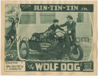 1j1229 WOLF DOG chapter 6 LC 1933 Frankie Darro w/Rin-Tin-Tin in motorcycle sidecar, Gates of Mercy!