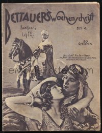 1j0471 BETTAUERS WOCHENSCHRIFT Austrian magazine January 1927 Rudolph Valentino in Son of the Sheik!