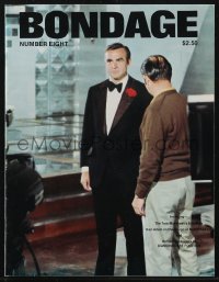 1j0465 BONDAGE magazine #8 1980 Sean Connery as James Bond 007 in Diamonds Are Forever!