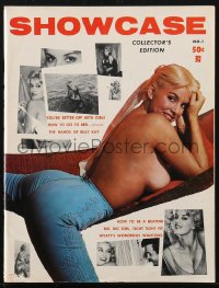 1j0468 SHOWCASE vol 1 no 1 magazine 1960 first collector's edition with lots of nudity inside!