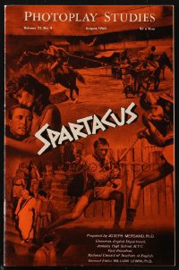1j0462 SPARTACUS magazine August 1960 Photoplay Studies issue dedicated entirely to this movie!