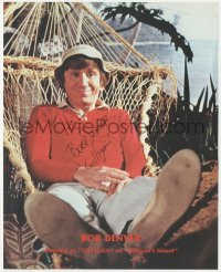 1j0043 BOB DENVER color 8.5x10.5 commercial photo 1960s Gilligan's Island star w/facsimile autograph!