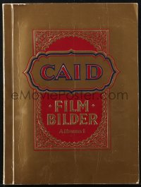1j0240 CAID FILMBILDER album 1 German cigarette card album 1933 contains 360 cards on 36 pages!