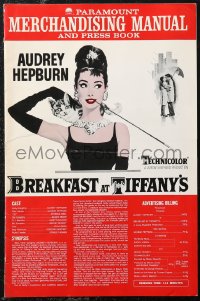 1j1679 BREAKFAST AT TIFFANY'S pressbook 1961 great images & art of sexy Audrey Hepburn, classic!