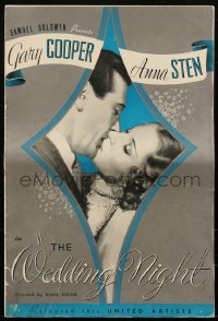1j1785 WEDDING NIGHT pressbook 1935 Gary Cooper kissing pretty Anna Sten, King Vidor, ultra rare!