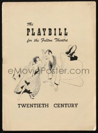 1j0227 TWENTIETH CENTURY playbill 1950 great Al Hirschfeld art of Jose Ferrer & Gloria Swanson!