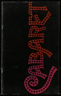 1j0532 CABARET souvenir program book 1972 Liza Minnelli in Nazi Germany, directed by Bob Fosse