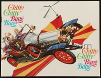 1j0536 CHITTY CHITTY BANG BANG souvenir program book 1969 Dick Van Dyke, Sally Ann Howes, flying car