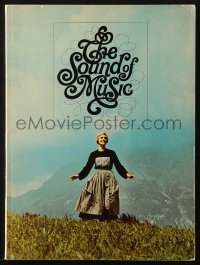 1j0562 SOUND OF MUSIC souvenir program book 1965 Julie Andrews, Robert Wise musical classic!