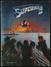 1j0567 SUPERMAN II souvenir program book 1981 Christopher Reeve, Terence Stamp, Gene Hackman!