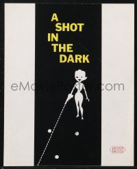 1j0525 SHOT IN THE DARK English promo brochure 1964 Blake Edwards, Peter Sellers, Pink Panther!