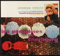 1j0526 UMBRELLAS OF CHERBOURG Japanese promo brochure 1964 Catherine Deneuve, Jacques Demy, rare!