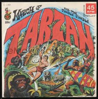 1j0316 TARZAN 45 RPM record 1966 March of Tarzan and the Jungle Jingle by The Super Dupers!