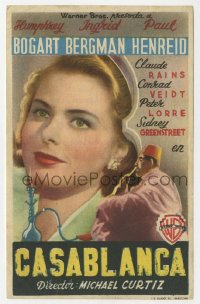 1j0405 CASABLANCA Spanish herald 1946 different image of Ingrid Bergman, Michael Curtiz classic!