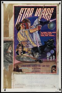 1j2165 STAR WARS style D NSS style 1sh 1978 George Lucas, circus poster art by Struzan & White!
