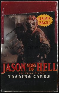 1j0138 JASON GOES TO HELL trading card set 1993 Friday the 13th, sealed in the original package!