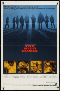 1j2224 WILD BUNCH 1sh 1969 Sam Peckinpah cowboy classic starring William Holden & Ernest Borgnine
