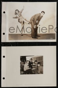1j1646 ARSENIC & OLD LACE 3 8x11 key book stills 1944 Priscilla Lane kicking Cary Grant & candids!