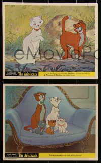 1j0172 ARISTOCATS 8 color English FOH LCs 1970 Walt Disney jazz musical cartoon, colorful images!