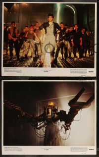 1j1237 ALIENS 8 LCs 1986 Cameron, Sigourney Weaver as Ripley, great images!