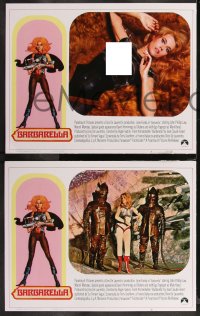 1j0717 BARBARELLA signed #1/3 set of 12 faux LCs 2021 scenes you would have liked to see!